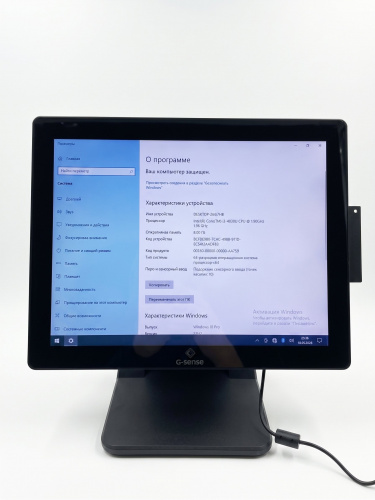 POS-терминал G-Sense Kid v.3: 15", Core i3/4gen, 8/128 Gb, MSR, WiFi, черный