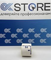 Термотрансферная этикетка (Полуглянец), ширина 58 мм, 60 мм, 400 шт/рулон, втулка 40 мм (1 шт, в уп. 60 шт)