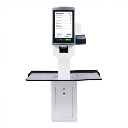 Касса самообслуживания POScenter SCO-K210 Box_V4 (21.5”, J4125 8/128, светофор, тумба 110см, переходник) фото 2