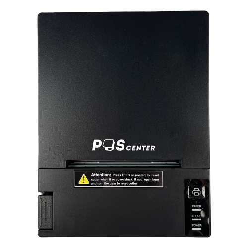 Принтер чеков POScenter RP-80 (80мм, 230 мм/сек, автоотрез, звук.сигнал, USB+LAN) черный фото 3