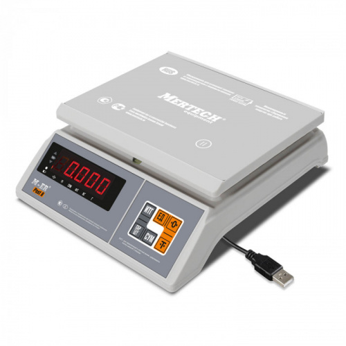 Весы фасовочные M-ER 326 AFU Post II (15.1, LED, USB (COM) фото 2