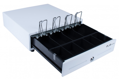 Денежный ящик POScenter 13E 330x335x90 распайка  для "Epson/АТОЛ", белый фото 3