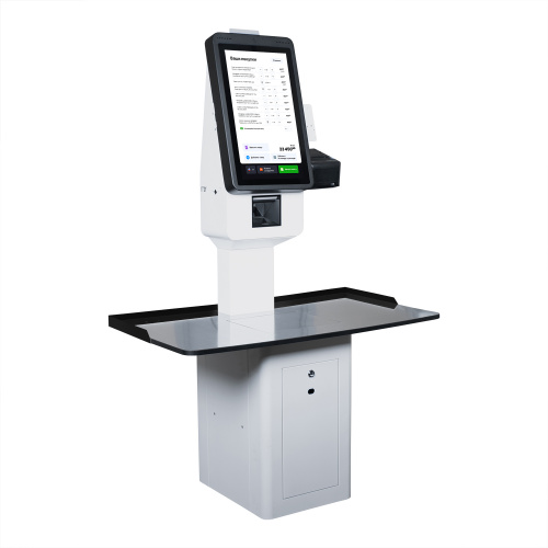 Касса самообслуживания POScenter SCO-K210 Box_V4 (21.5”, J4125 8/128, светофор, тумба 110см, переходник) фото 3
